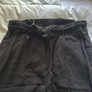 Cloth and Stone - Wide-Leg, Raw Hem, Crop Pants - S